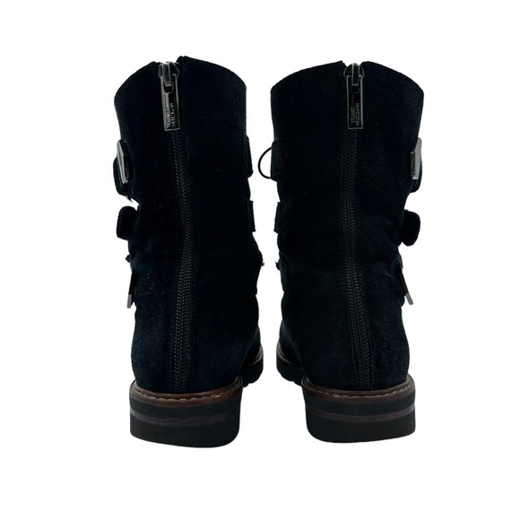 STUART WEITZMAN black urbanite nero velour boots - Picture 10 of 15